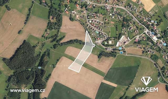 Prodej pole 1 558 m², Nová Ves nad Popelkou, okres Semily