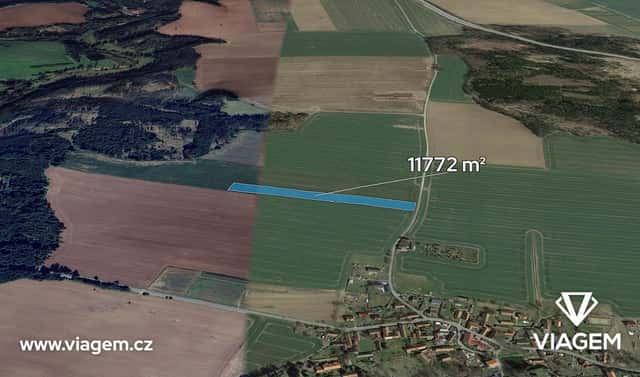 Prodej pole 1 962 m², Trhový Štěpánov, okres Benešov