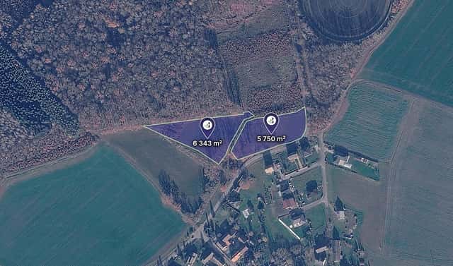 Prodej louky 6 047 m², Husí Lhota, okres Mladá Boleslav