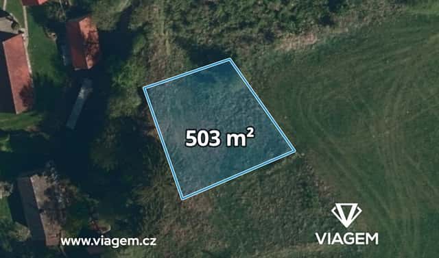 Prodej zahrady 503 m², Jersín, okres Jihlava