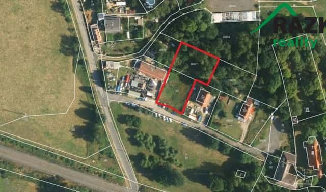 Prodej stavebního pozemku 1 661 m², Nebanice, okres Cheb