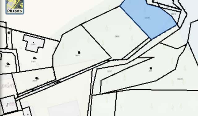 Prodej pole 1 416 m², Jesenice – Osnice, okres Praha-západ