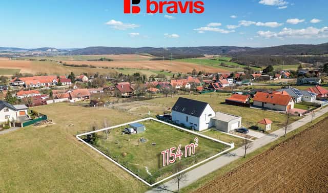 Prodej stavebního pozemku 1 154 m², Hvozdec, okres Brno-venkov