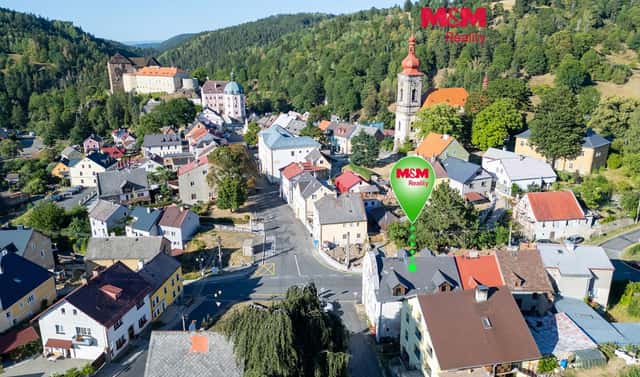 Prodej domu 351 m² s pozemkem 155 m², nám. 5. května, Bečov nad Teplou, okres Karlovy Vary