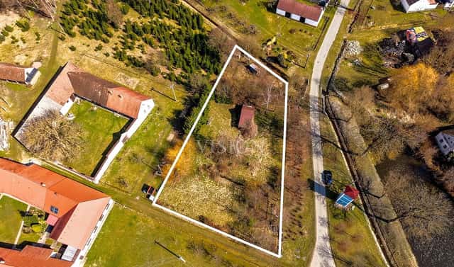 Prodej stavebního pozemku 2 012 m², Vydří, okres Jindřichův Hradec