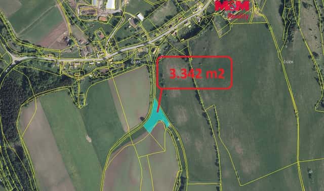 Prodej louky 3 342 m², Stárkov – Bystré, okres Náchod