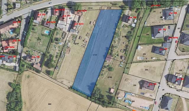 Prodej stavebního pozemku 212 m², Nesuchyně, okres Rakovník