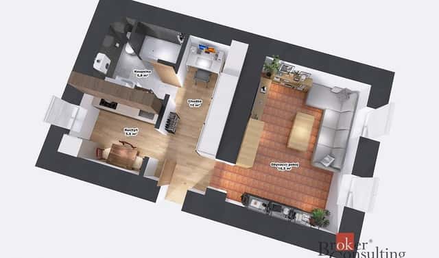Prodej bytu 1+1 39 m², Neumannova, Stráž nad Nisou, okres Liberec