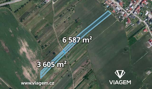 Prodej pole 321 m², Hrušky, okres Břeclav