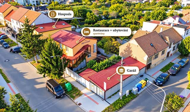 Prodej restaurace 319 m², U Padělku, Břeclav