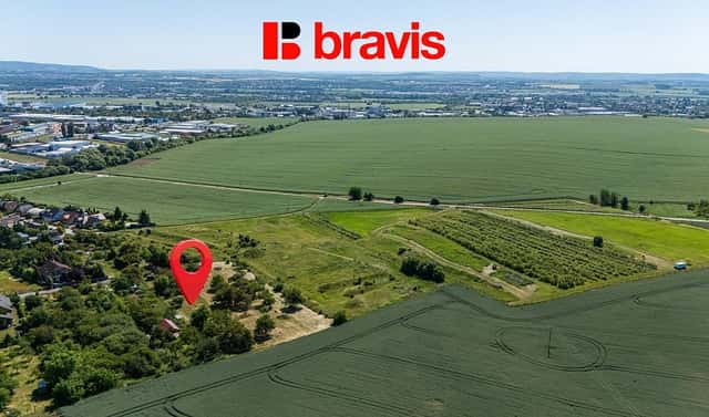 Prodej stavebního pozemku 1 854 m², Za Humny, Moravany, okres Brno-venkov