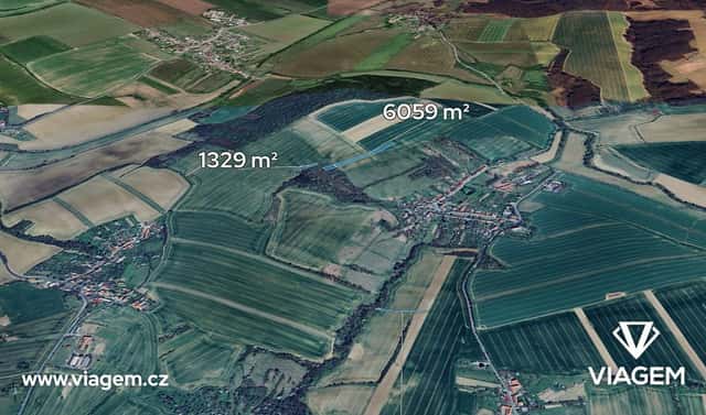 Prodej pole 2 303 m², Kroměříž
