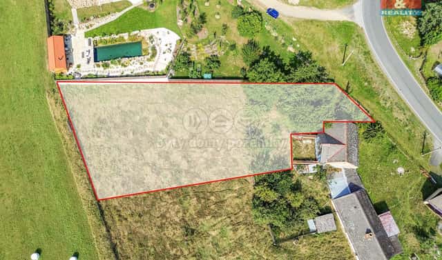 Prodej stavebního pozemku 1 594 m², Lestkov – Domaslav, okres Tachov