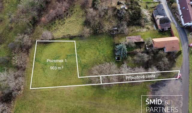Prodej stavebního pozemku 903 m², Křesetice, okres Kutná Hora