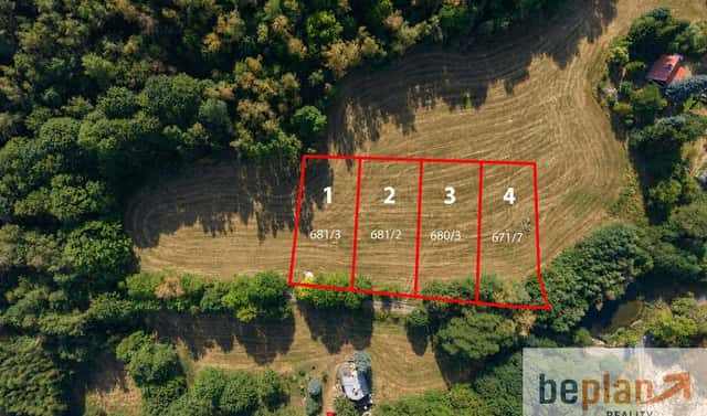 Prodej stavebního pozemku 1 038 m², Merklín – Oldřiš, okres Karlovy Vary