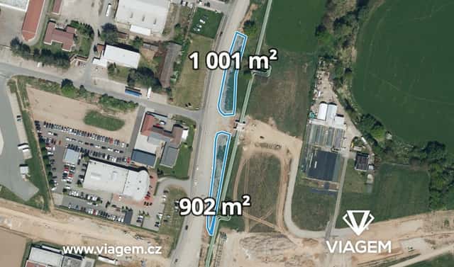 Prodej pole 951 m², Pardubice