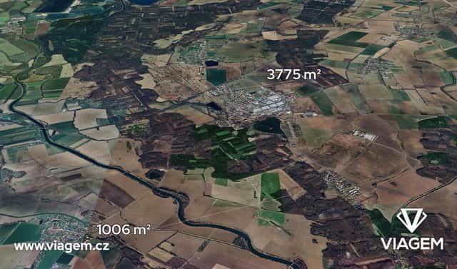 Prodej pole 1 272 m², Chropyně, okres Kroměříž