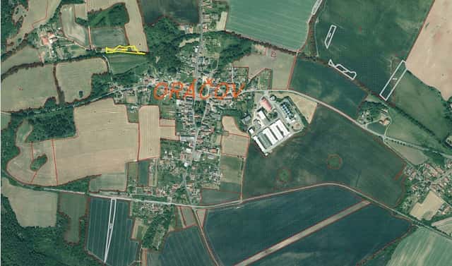 Prodej pole 19 275 m², Oráčov, okres Rakovník
