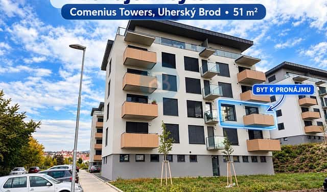 Pronájem bytu 2+kk 51 m², U Mlýnů, Uherský Brod, okres Uherské Hradiště