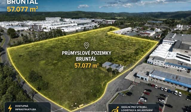 Prodej komerčního pozemku 57 077 m², Zahradní, Bruntál