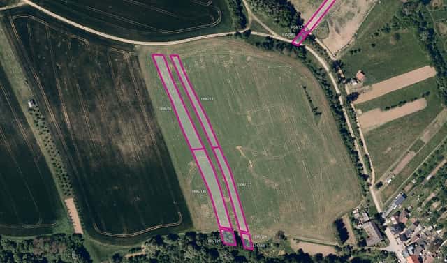 Prodej pole 7 416 m², Jalubí, okres Uherské Hradiště