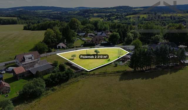 Prodej stavebního pozemku 2 310 m², Halže – Horní Výšina, okres Tachov