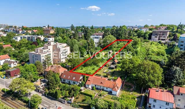 Prodej stavebního pozemku 1 575 m², Na dlážděnce, Praha 8 – Troja