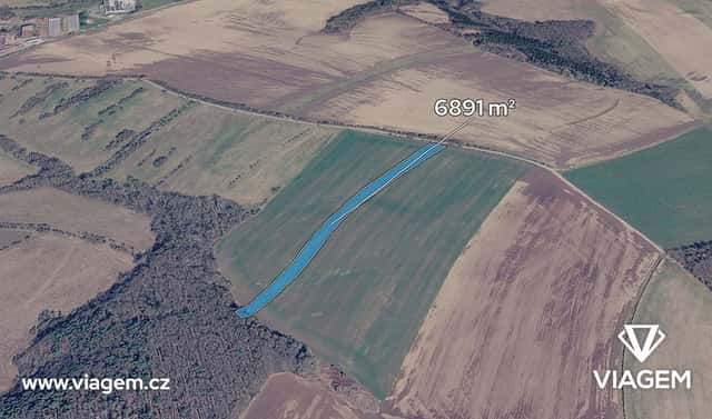Prodej pole 4 306 m², Dobrkovice, okres Zlín