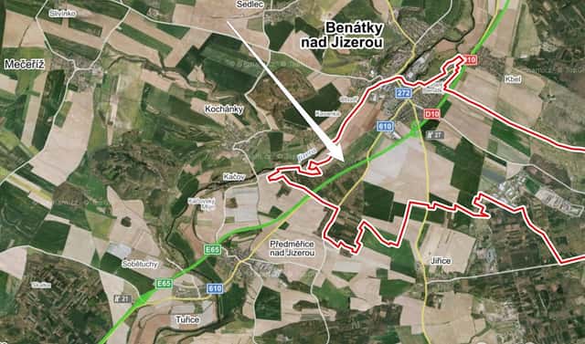 Prodej pole 6 490 m², Benátky nad Jizerou, okres Mladá Boleslav