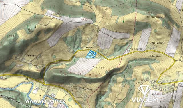Prodej stavebního pozemku 1 277 m², Slaná, okres Semily