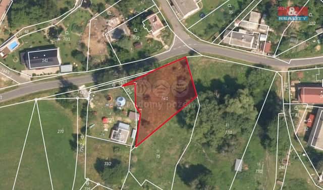 Prodej louky 1 051 m², Lovečkovice – Touchořiny, okres Litoměřice