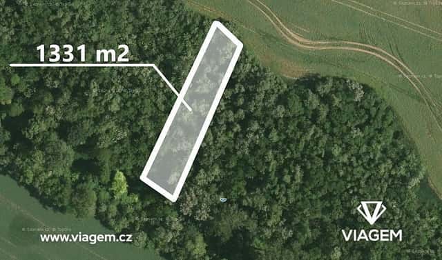 Prodej lesa 443 m², Ivančice, okres Brno-venkov