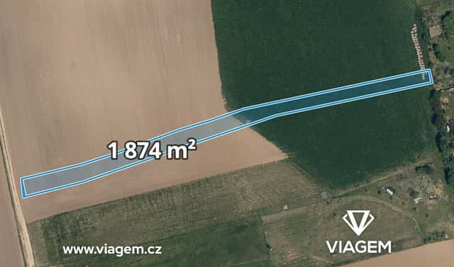 Prodej pole 1 249 m², Kostelec, okres Hodonín