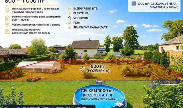 Prodej stavebního pozemku 1 000 m², Vlčoch, Štěpánkovice, okres Opava