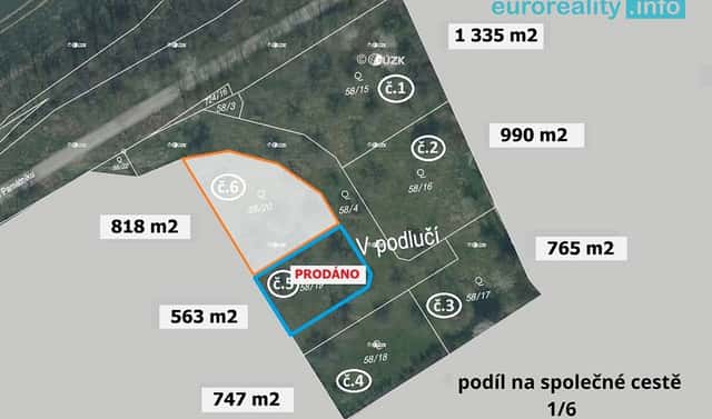 Prodej stavebního pozemku 818 m², Plzeň, okres Plzeň-město