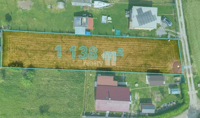 Pronájem stavebního pozemku 1 138 m², Jíkev, okres Nymburk