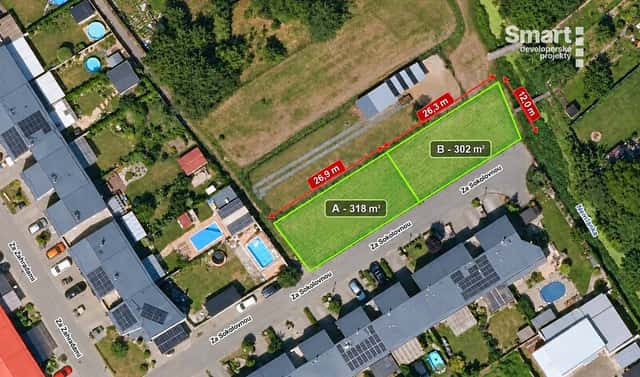 Prodej stavebního pozemku 302 m², Olomouc – Nemilany