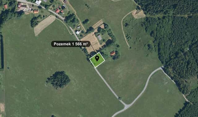Prodej stavebního pozemku 1 566 m², Chodský Újezd – Žďár, okres Tachov