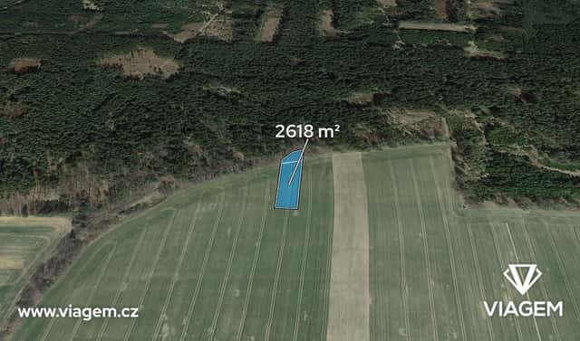 Prodej pole 436 m², Tučapy, okres Tábor