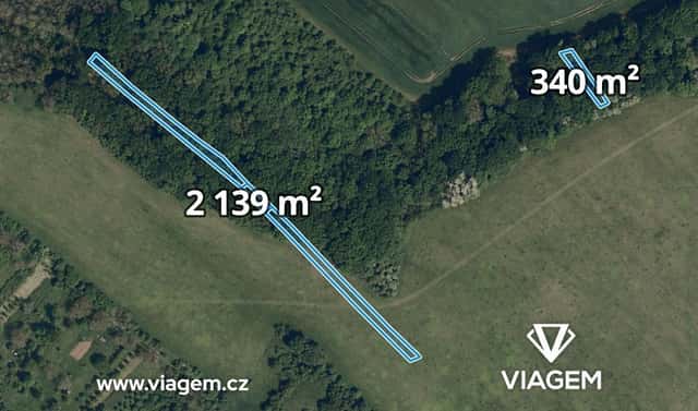 Prodej lesa 882 m², Popovice, okres Uherské Hradiště