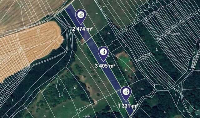 Prodej pole 7 210 m², Částkov, okres Uherské Hradiště
