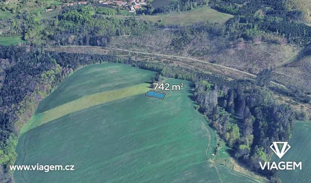 Prodej pole 742 m², Krasová, okres Blansko
