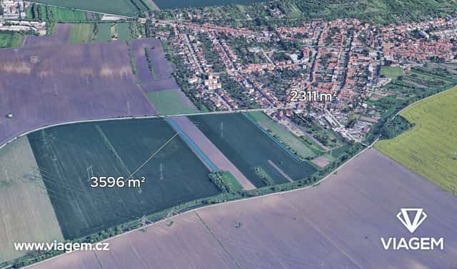Prodej pole 5 907 m², Újezd u Brna, okres Brno-venkov