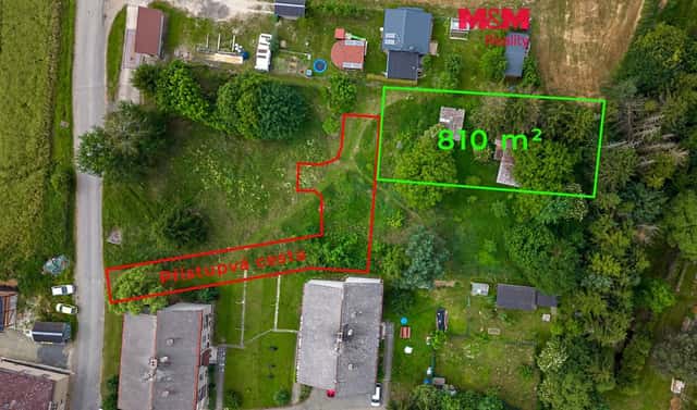 Prodej stavebního pozemku 810 m², Hrabišín, okres Šumperk