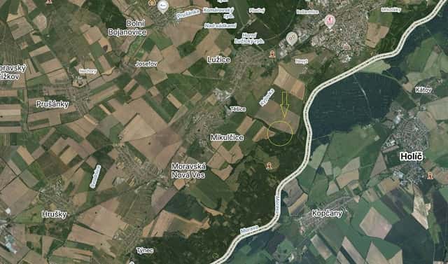 Prodej lesa 2 795 m², Mikulčice, okres Hodonín