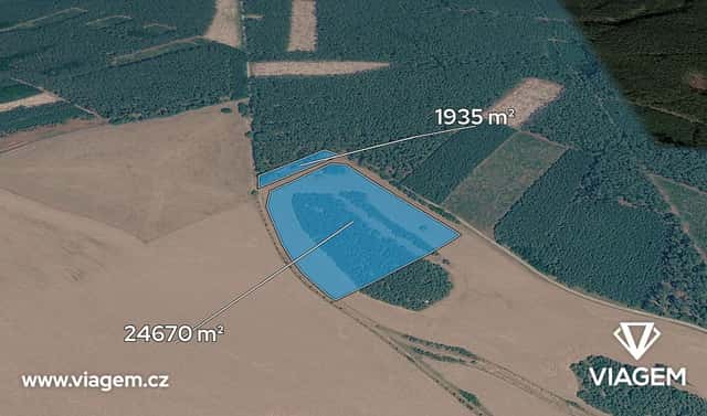 Prodej pole 6 651 m², Liběchov, okres Mělník