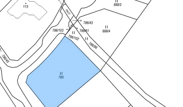Prodej stavebního pozemku 1 064 m², Třebíč – Račerovice
