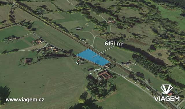 Prodej pole 341 m², Dvory nad Lužnicí, okres Jindřichův Hradec