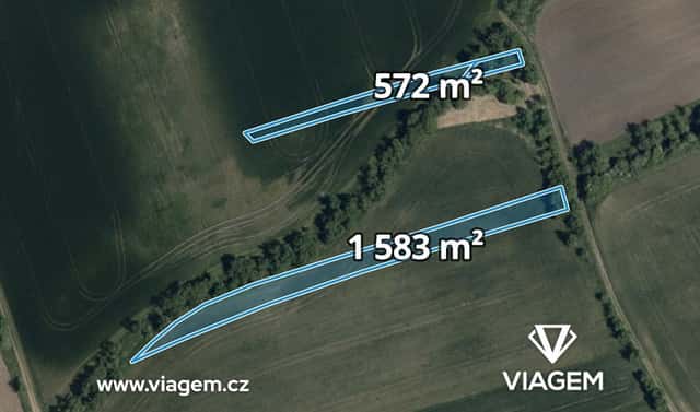 Prodej pole 967 m², Kněždub, okres Hodonín