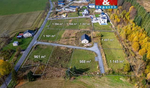 Prodej stavebního pozemku 1 161 m², Jeseník